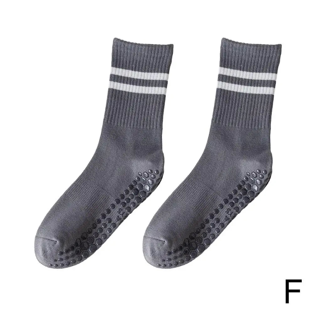 Antislip Mid-Tube Sportsokken voor Fitness en Yoga - GripFit