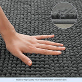 Luxueuze L-vormige Antislip Hoekdouchemat - Evelyn