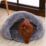 Rustgevend Hol-Hond Bed - CozyCave Retreat