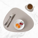 Waterdichte Leren Tafelset - Tablevo