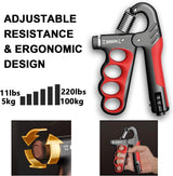 Onderarm Trainer | Handtrainer | Gripkracht Trainer tot 100 kg | StaalGrip
