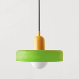 Kleurrijke Hanglamp in Bauhausstijl - StiloGlas