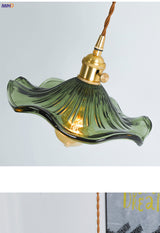 Noordse Design LED-Hanglamp | Kleurrijke glas- en koperverlichting voor slaapkamer, woonkamer & bar