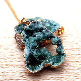 Natuurlijke Kristallen Geode Hanger – Gaia