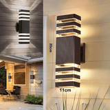 LumiBloc LED Buitenwandlamp | Up & Down Effect | E27 Fitting | IP65 Waterdicht | Modern Design voor Tuin & Balkon