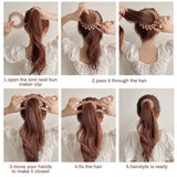 Stijlvolle Vogelnest-Haarclips - Set van 3