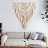 Scandinavische Boho Macramé Wandhanger | Handgemaakt