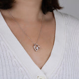 TimelessLove Ketting | Hartvorm | Elegant Zirkonia Design