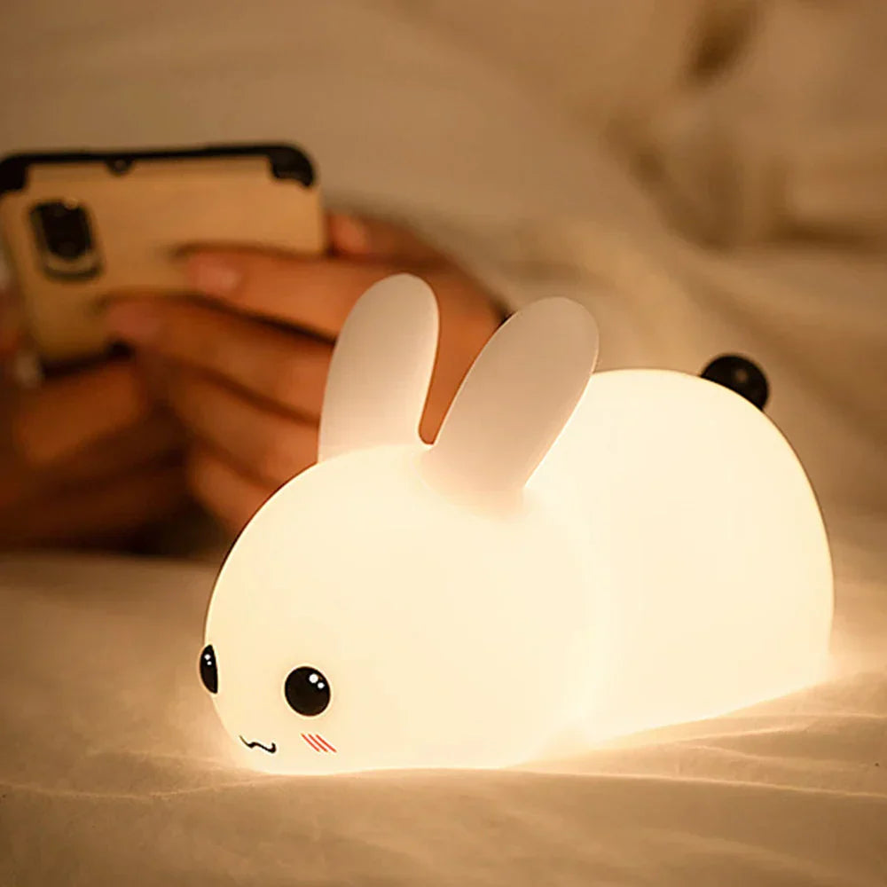 Schattige Konijnen Nachtlamp - BunnyGlow