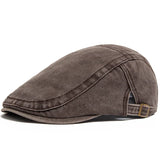 Heren Vintage Denim Baret - Retro Stijl - Casual Elegantie