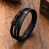 Heren Armband | Gevlochten Design | Magnetische Gesp