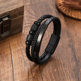Heren Armband | Gevlochten Design | Magnetische Gesp