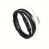 Heren Armband | Gevlochten Design | Magnetische Gesp