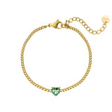 Hart Geboortesteen Armband