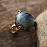 Helende Hart Edelsteen Ring - Selena