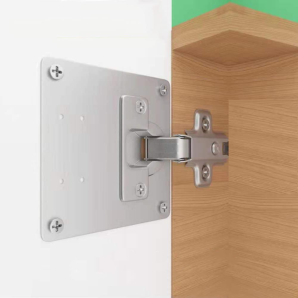 Scharniermontageplaten | De perfecte oplossing voor al uw scharnierproblemen! - 4 stuks