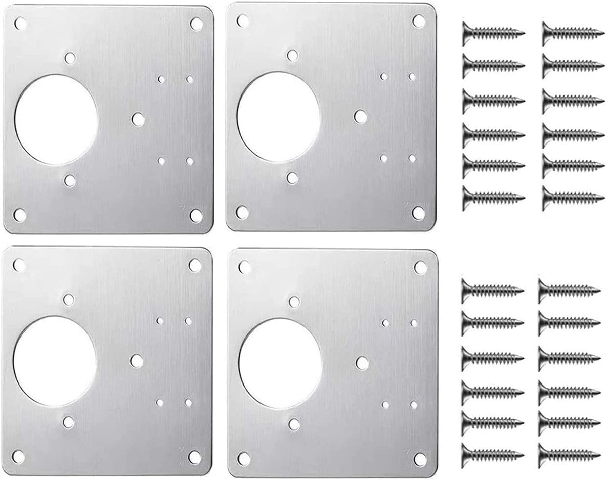 Scharniermontageplaten | De perfecte oplossing voor al uw scharnierproblemen! - 4 stuks