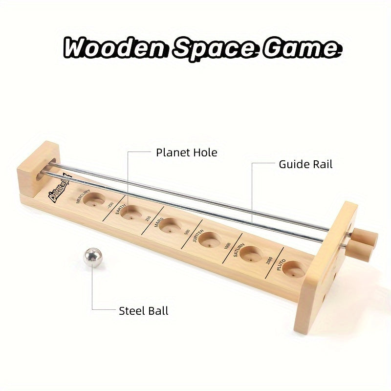 Houten Stickbalspel Ruimte-avontuur - SpaceBall Frenzy