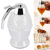 Stijlvolle Honingdispenser met Druppelvrije Technologie – AmberDrop