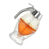 Stijlvolle Honingdispenser met Druppelvrije Technologie – AmberDrop