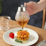 Stijlvolle Honingdispenser met Druppelvrije Technologie – AmberDrop