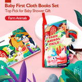 Voelboek - Hoog Contrast Baby Speelgoed 6-12 Maanden