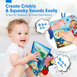 Voelboek - Hoog Contrast Baby Speelgoed 6-12 Maanden