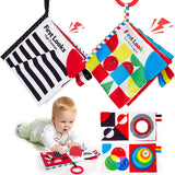 Voelboek - Hoog Contrast Baby Speelgoed 6-12 Maanden