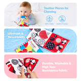 Voelboek - Hoog Contrast Baby Speelgoed 6-12 Maanden