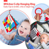 Voelboek - Hoog Contrast Baby Speelgoed 6-12 Maanden