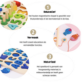 Montessori Houten Speelbord | Ontwikkelvaardigheden Baby & Peuter