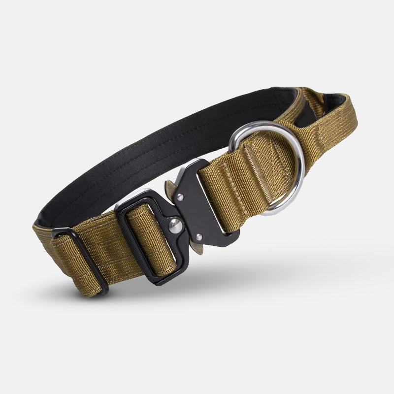 Tactische Hondenhalsband met Handvat - PowerGrip