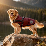 Hondencape voor de Winter | Wintercape voor Honden | Hondjas met Harnas | VachtCape