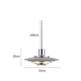 Moderne Nordic LED Hanglamp – Strak IJzer & Aluminium Design