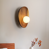 Natuurlijke Houten Wandlamp – Een Mix van Rustieke Charme & Moderne Eenvoud