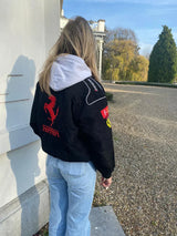 Mia | Vintage Ferrari racerjack in duurzame materialen