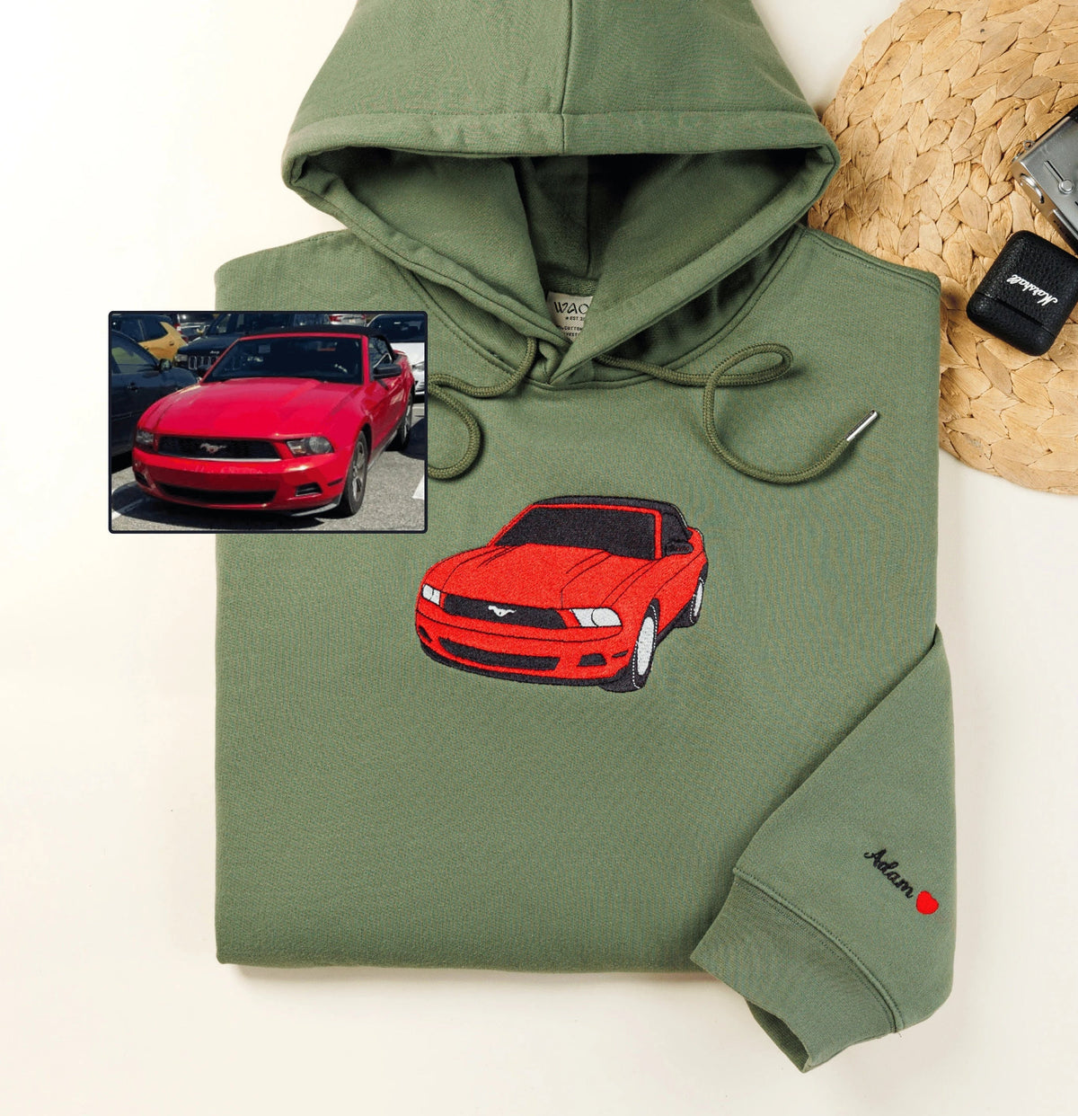 CarStitch | Maak van je auto een draagbaar borduurkunstwerk