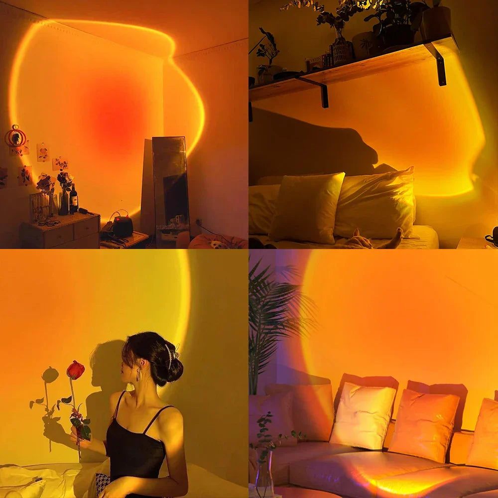 Sunset Lamp Gouden Uur Slimme USB LED Lamp