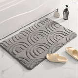 Geometrische Antislip Badkamermat – Comfortabel en Stijlvol voor jouw Badkamer