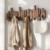 Moderne pianohanger van walnoot- en beukenhout