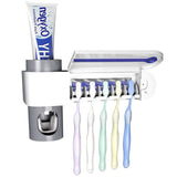 UV Licht Tandenborstel Sterilisator & Tandpasta Dispenser