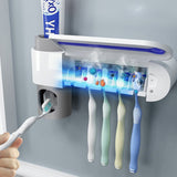 UV Licht Tandenborstel Sterilisator & Tandpasta Dispenser
