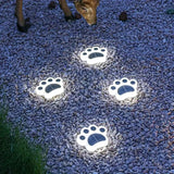 Draadloze Zonne-Voetafdruk Tuinverlichting – PawsGlow