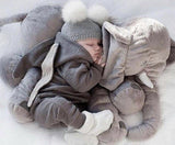 Olifant Knuffel Baby Kussen – Zacht, Knuffelbaar en Comfortabel