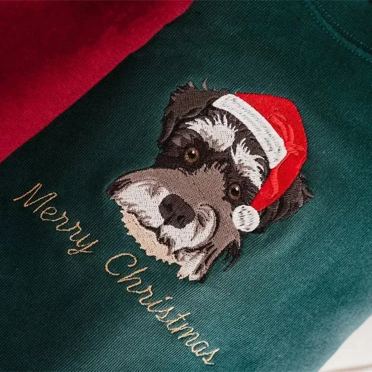 ChristmasStitchwear | Draag je huisdier deze kerst dicht bij je hart — met liefde gestikt, gemaakt om lang mee te gaan