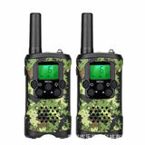 Walkietalkies Kinderen | 22 Kanalen | 5 km Bereik | Groene Camo