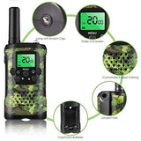 Walkietalkies Kinderen | 22 Kanalen | 5 km Bereik | Groene Camo