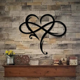 LoveBound - Elegante hart- en oneindigheidssymbool wanddecoratie