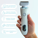 Intimrasierer voor vrouwen | Elektrische damesrasierer voor intiem gebied | Bikini trimmer | Femora