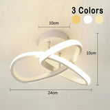 Moderne LED plafondlamp kroonluchter – geometrische armatuur in moderne stijl